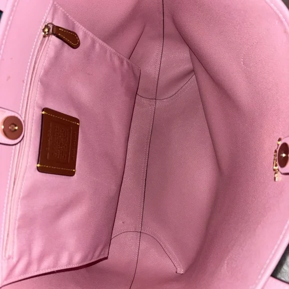 Coach Powder Pink Signature Tote - Picture 6 of 9